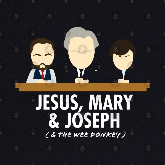 Jesus, Mary, Joseph & the Wee Donkey by NerdShizzle